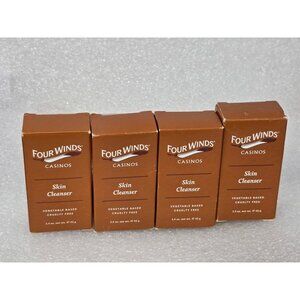 Vintage Four Winds Casinos Skin Cleanser Soap Bars 1.4 Oz each Set Of 4
